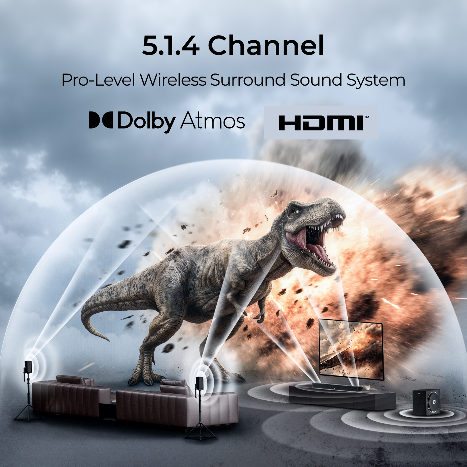 ULTIMEA Skywave Series 5.1.4ch - Home Cinema Ultimea บทวิจารณ์และราคา