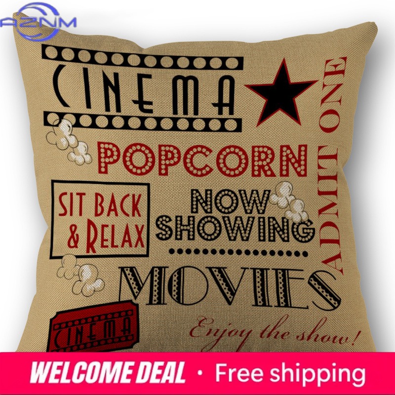 Cinema Ticket Printed Pillow C - Home Cinema Tickets บทวิจารณ์และราคา