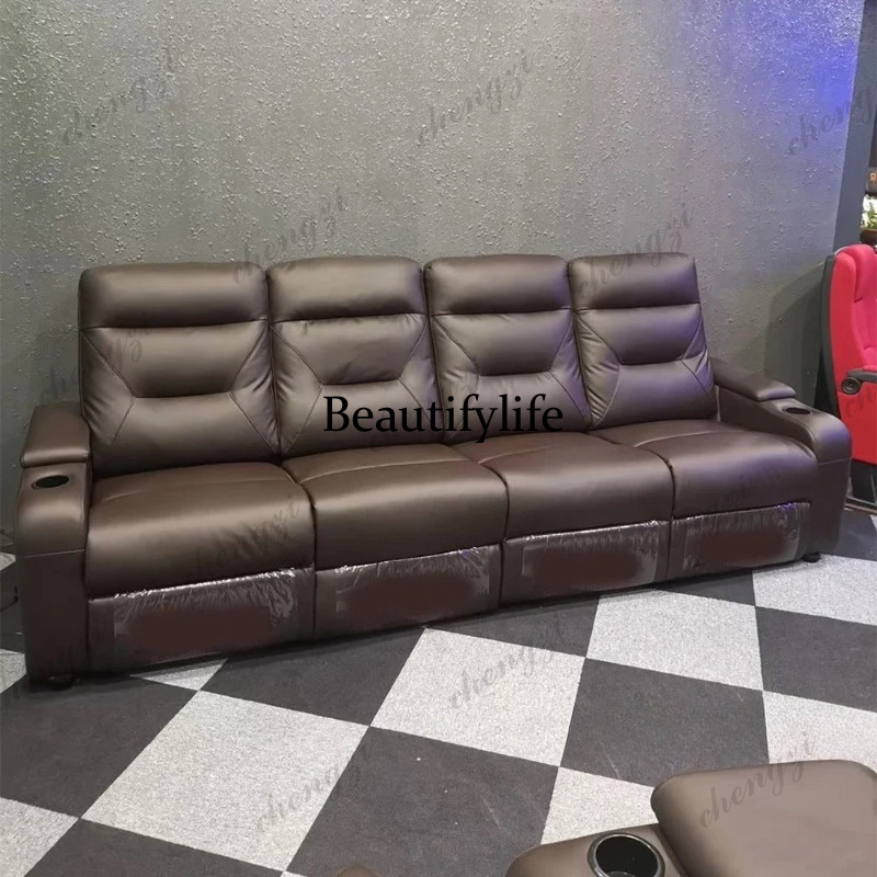 Leather Sofa set With POWER RE - Home Cinema Couch บทวิจารณ์และราคา